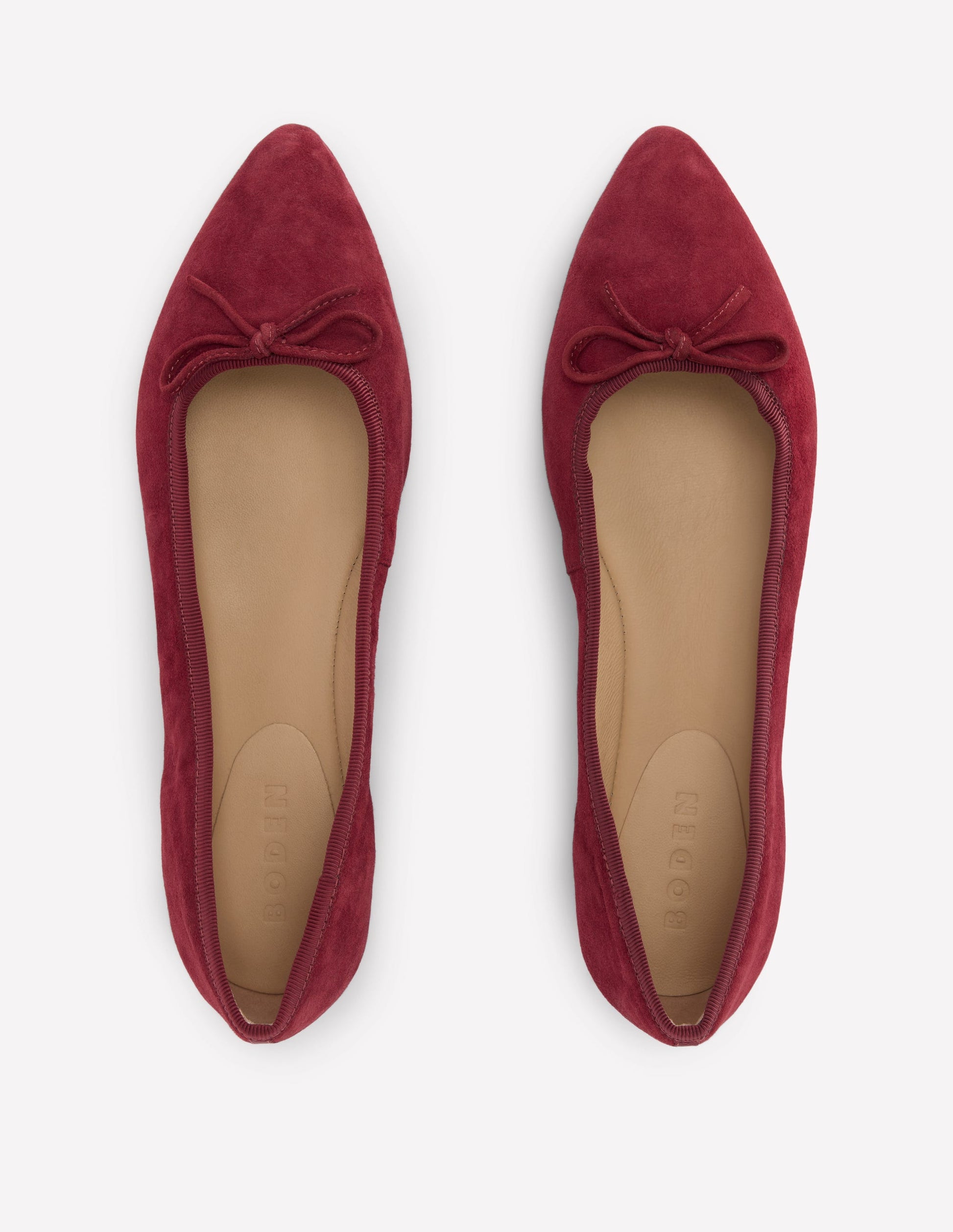 Point Flexi Sole Flats-Oxblood-5