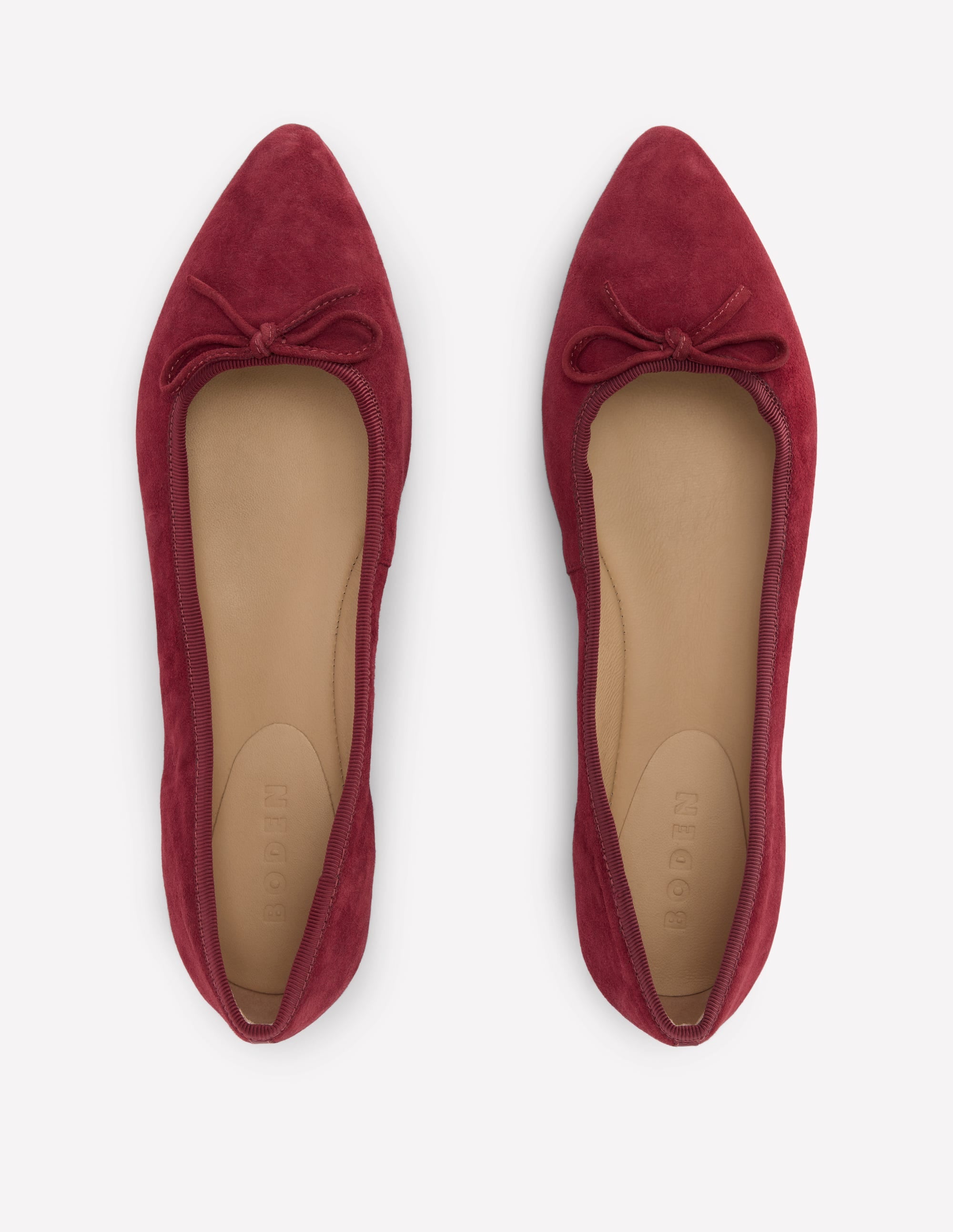 Point Flexi Sole Flats-Oxblood - Image 5