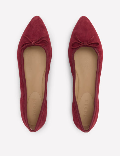 Point Flexi Sole Flats-Oxblood-5