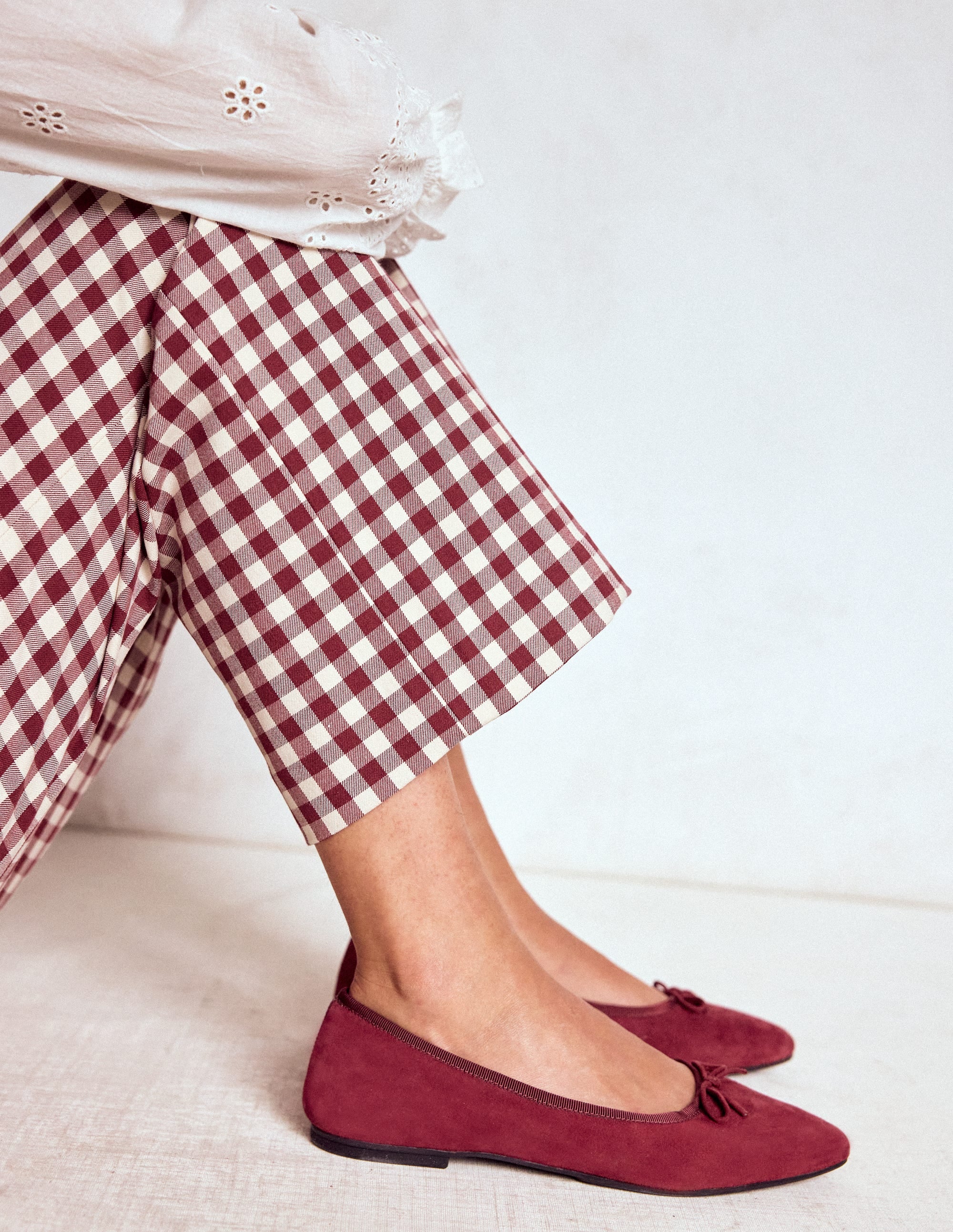Point Flexi Sole Flats-Oxblood - Image 2
