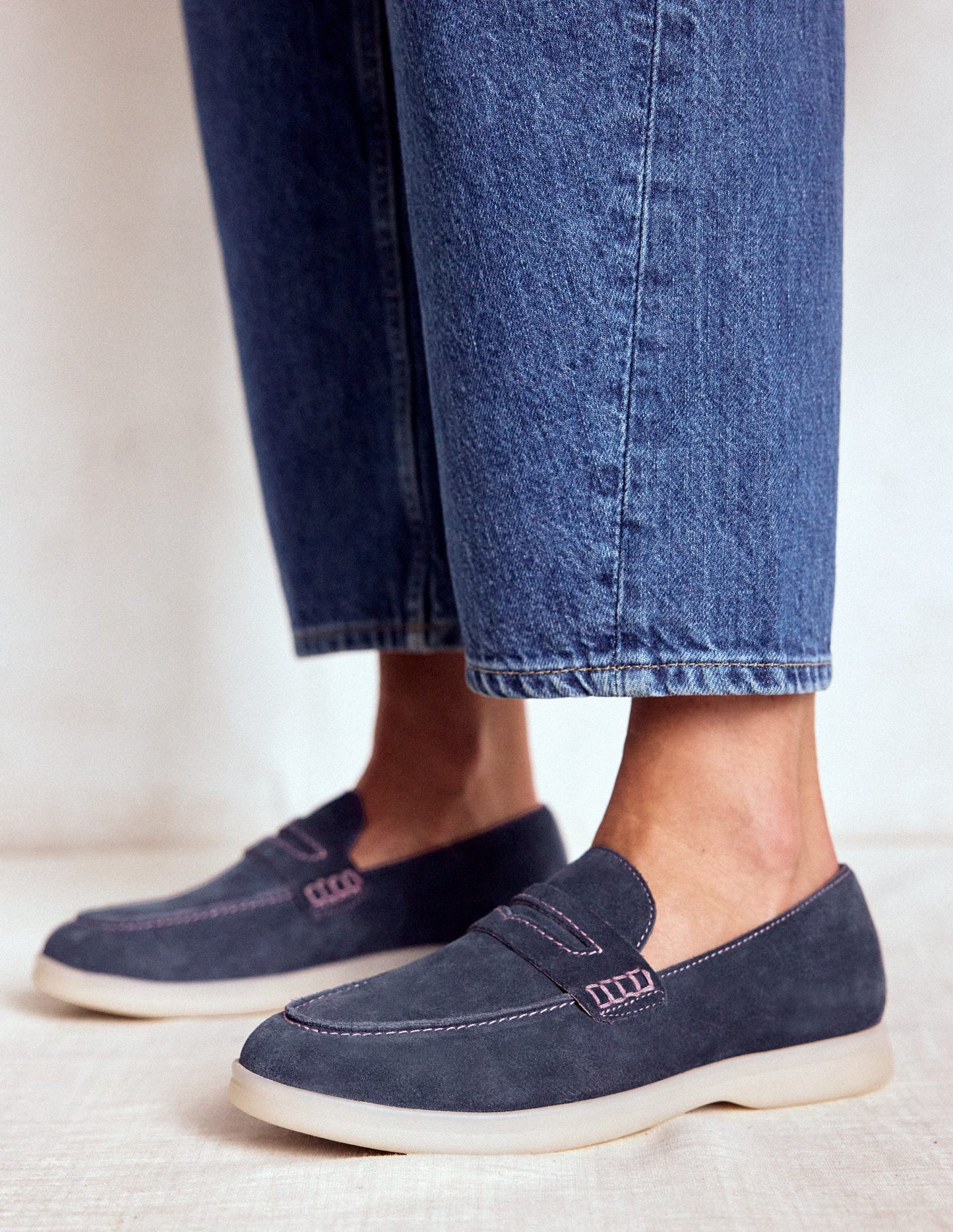 Easy soft loafers-Navy