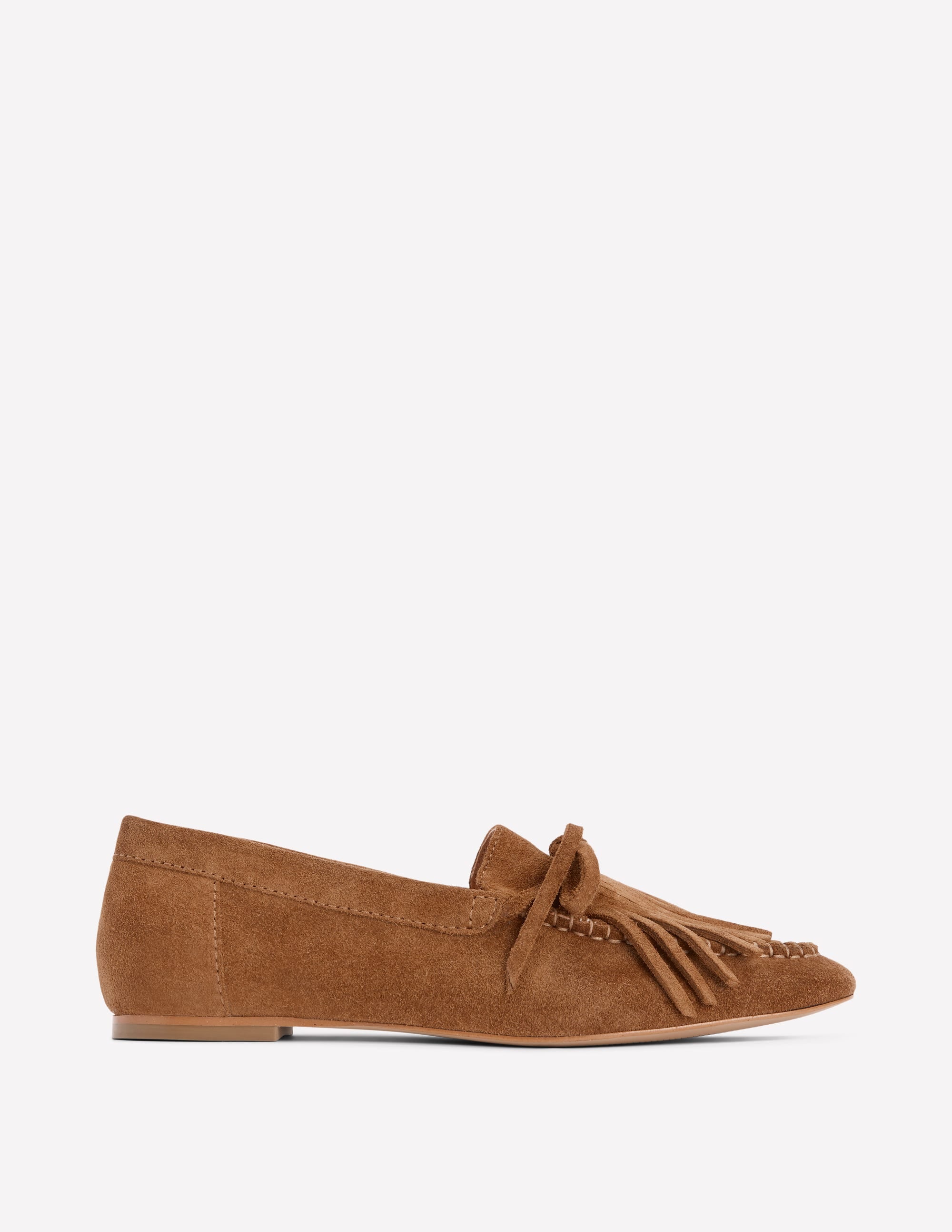 Soft Tassel Deck Shoes-Tan - Image 1