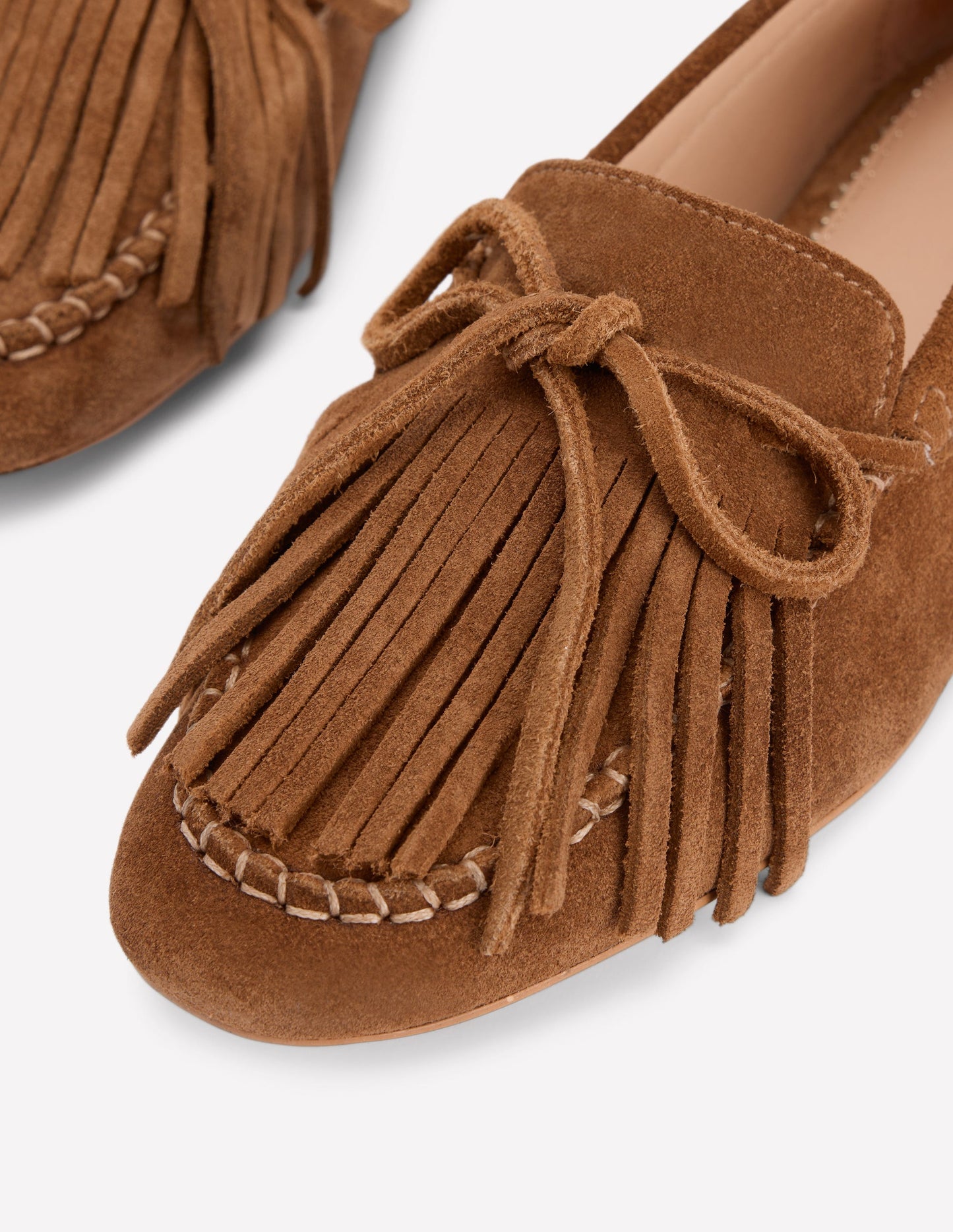 Soft Tassel Deck Shoes-Tan