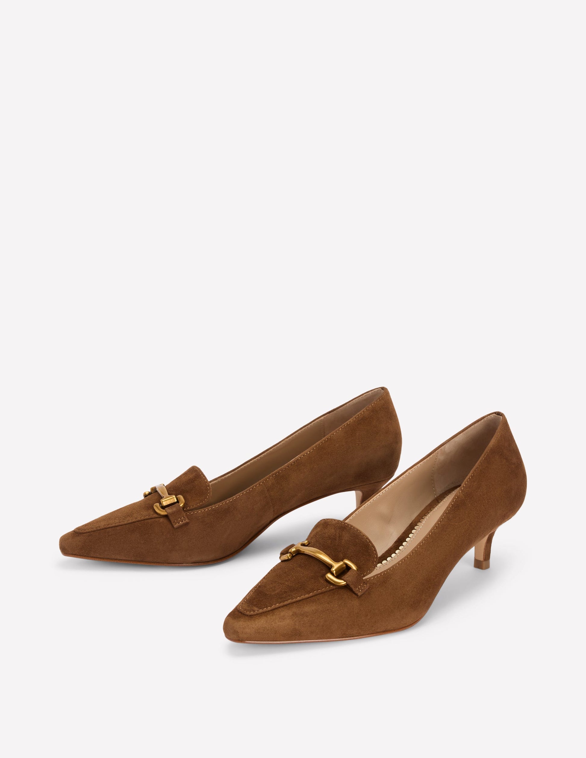 Iris Heel Snaffle Point Loafer-Raw Umber-3