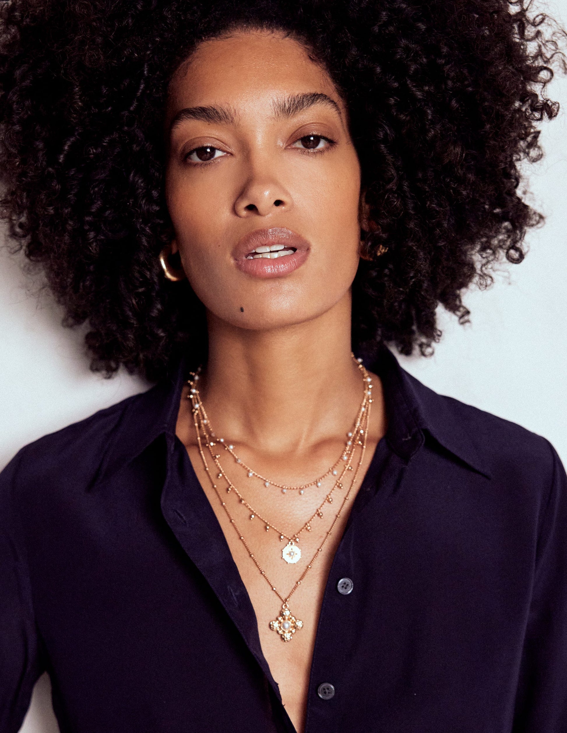 Layering Necklace-Gold Colour-2