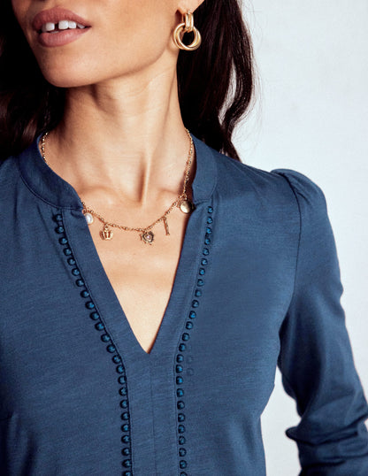 Naomi Relaxed Jersey Dress-Midnight Ocean-2