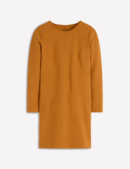 Cornelia Ottoman Dress-Toffee Brown-5