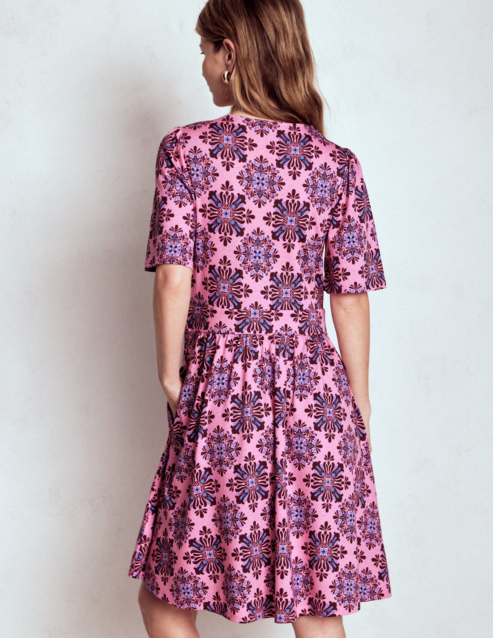 louisa short jersey dress Louisa Short Jersey Dress - Navy