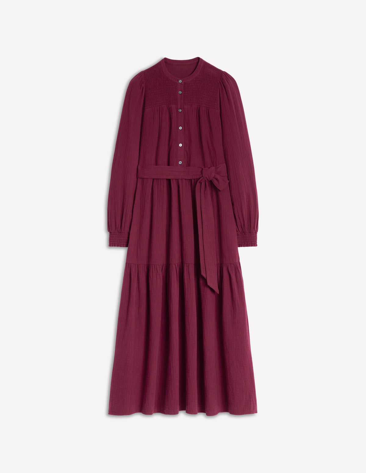 Cecily Double Cloth Midi Dress-Deep Wisteria - Image 6
