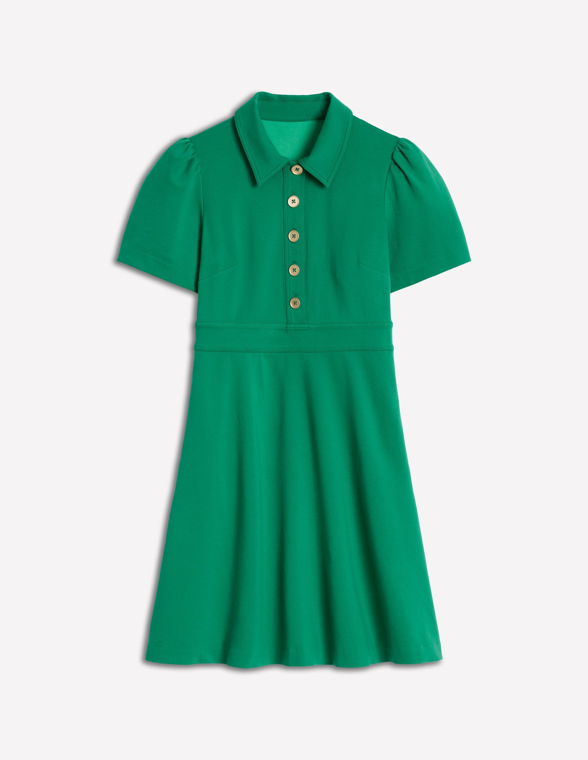 boden clover shirt dress Boden Women's Mae Linen Blend Shirt Dress in Green