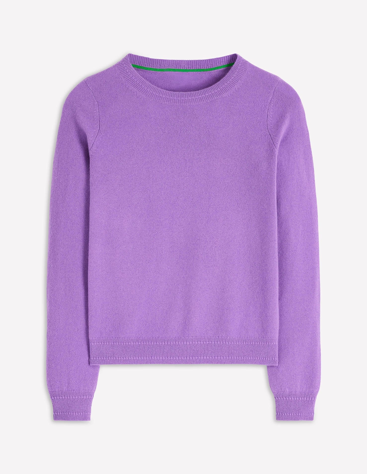 Eva Cashmere Crew Neck Sweater-Purple Topaz | Boden USA