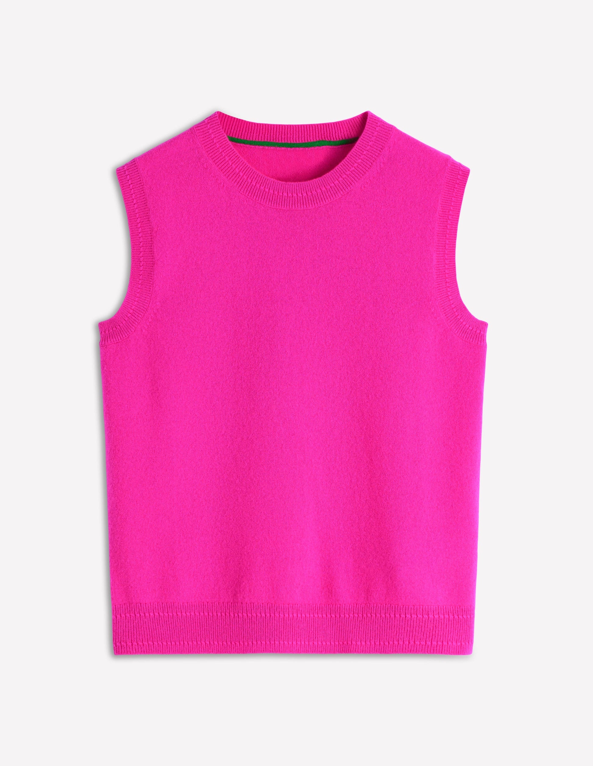 Eva Cashmere Vest-Pop Pansy-7