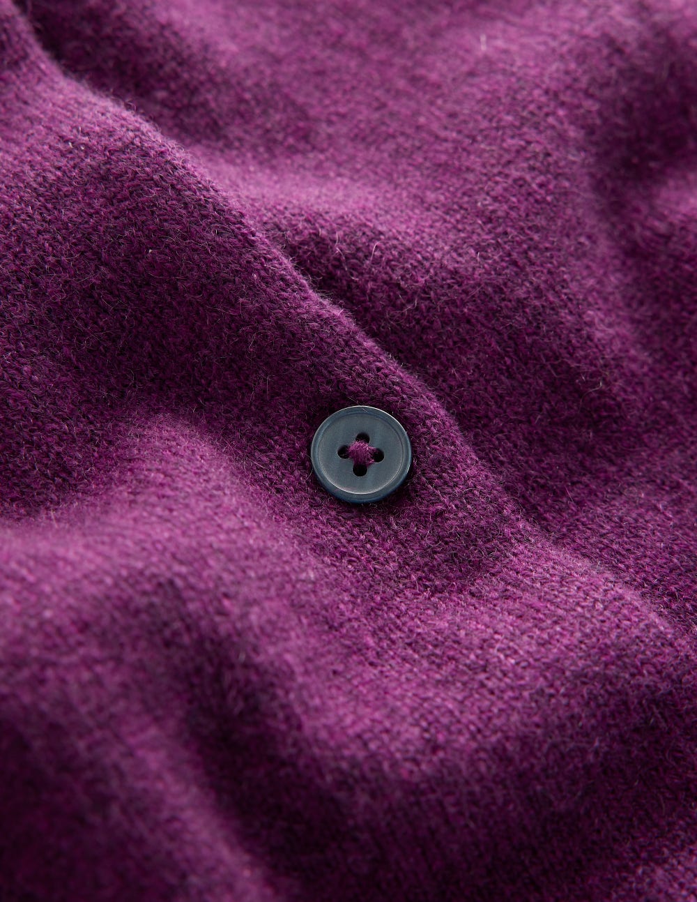 Eva Cashmere Crew Cardigan-Plum Melange-7