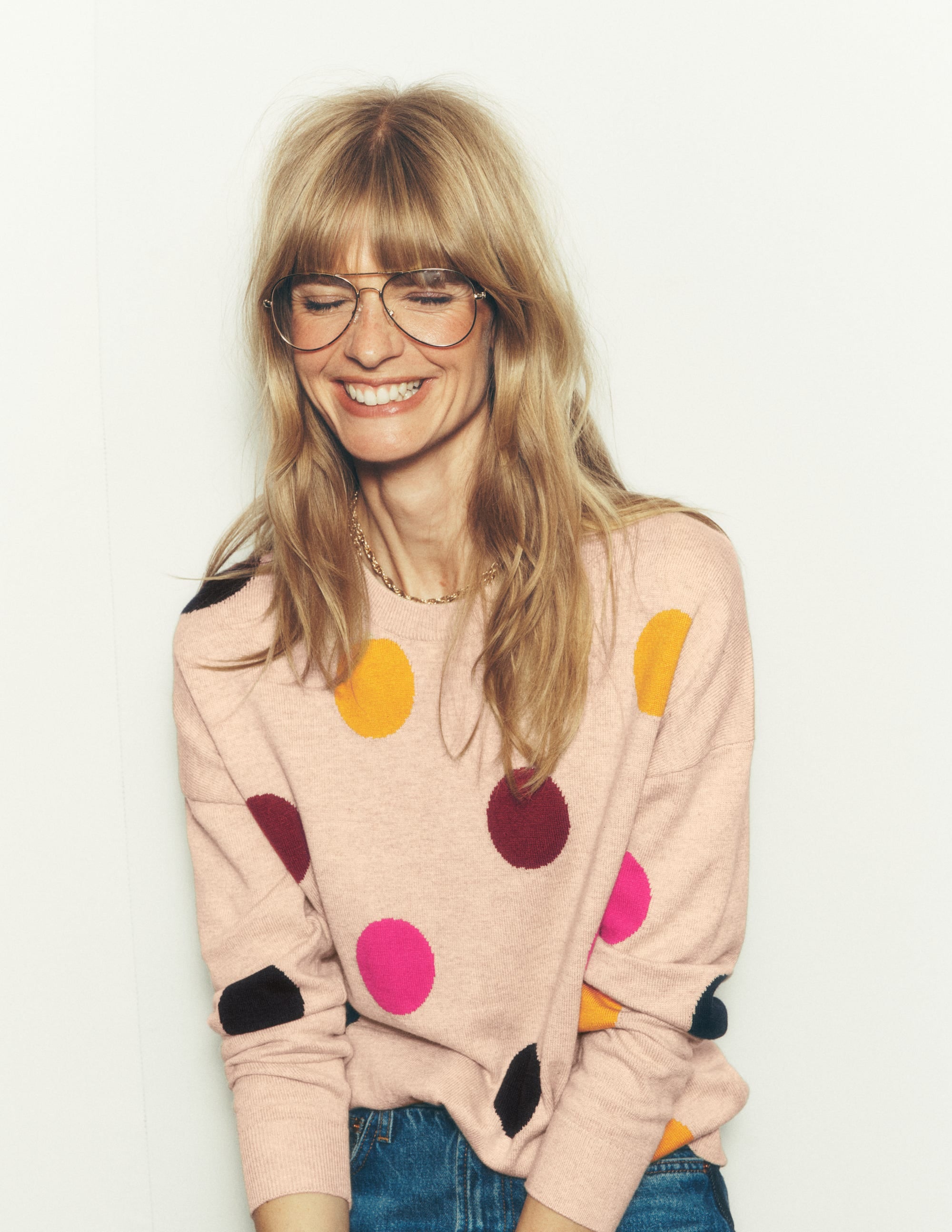 Natasha Novelty Sweater-Multi, Spot - Image 4