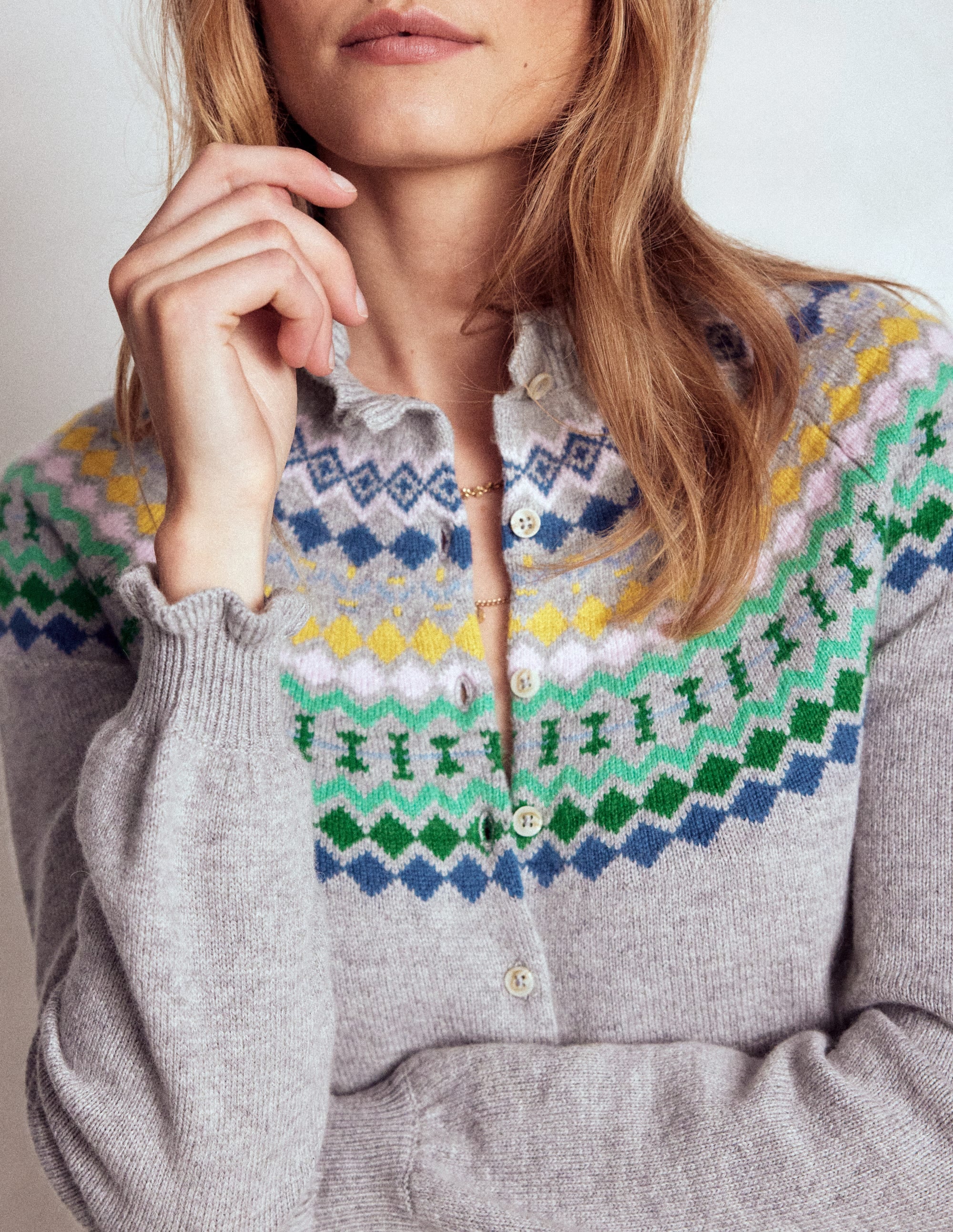 新品未使用 完売品 COOHEM FAIR ISLE CARDIGAN COOHEM FAIR ISLE KNIT CARDIGAN