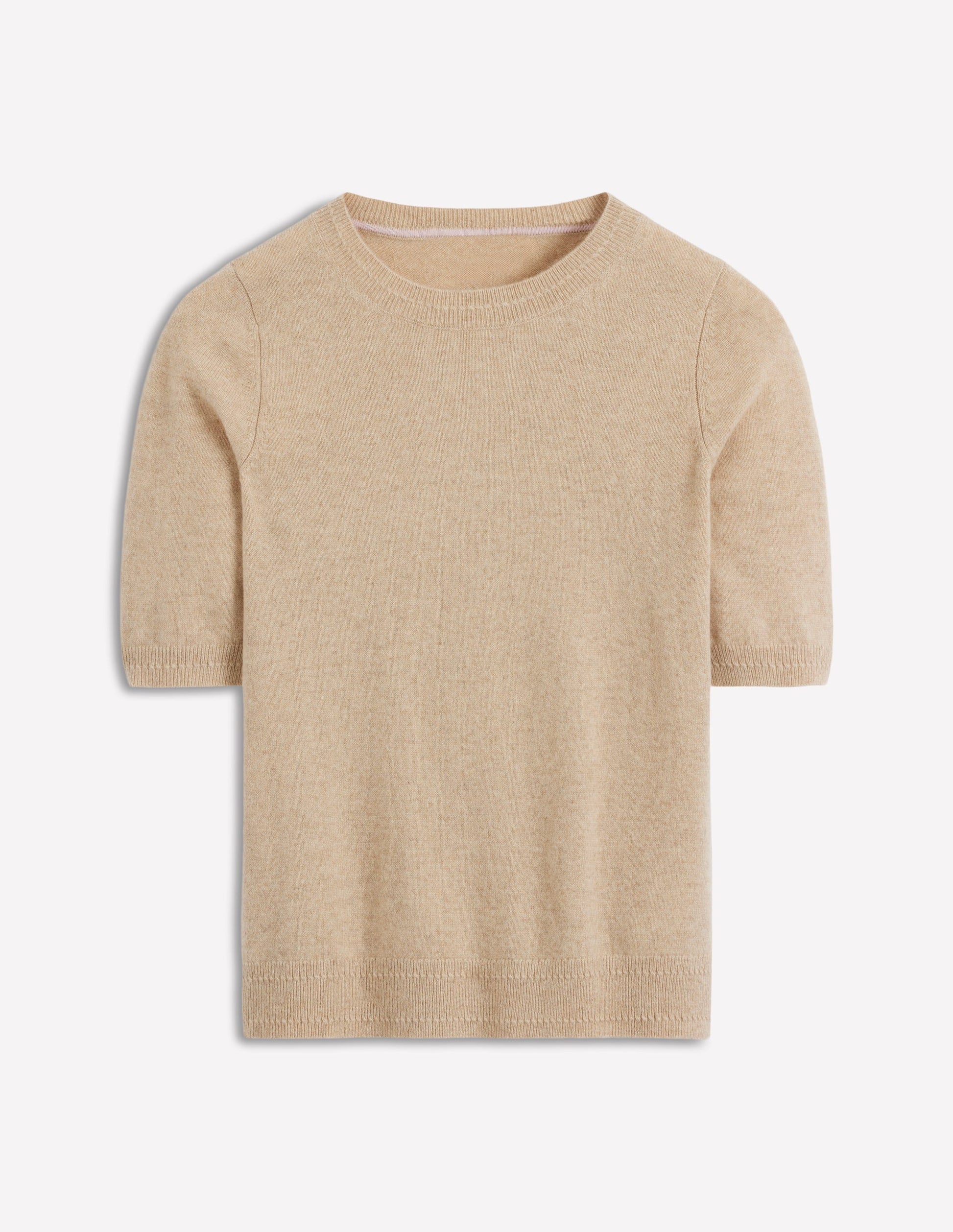 Eva Cashmere T-Shirt-Chinchilla Melange-5