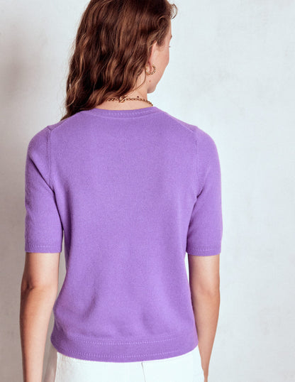 Eva Cashmere T-Shirt-Purple Topaz-3