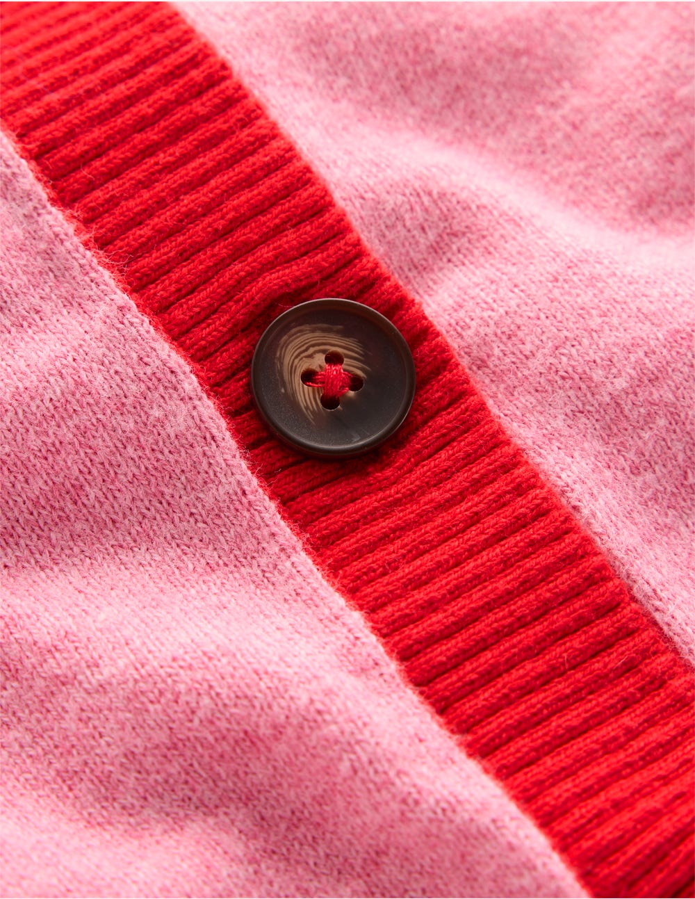 Meg Raglan Sleeve Cardigan-Camel, Pink Colour Block-6