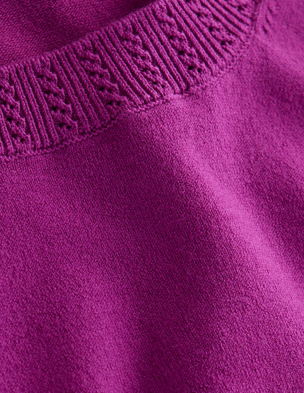 Emilia Cotton Crew Sweater-Regal Purple - Image 6