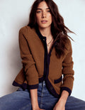 Libby Knitted Jacket-Camel