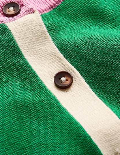 Lara Relaxed Cotton Cardigan-Rich Emerald-6