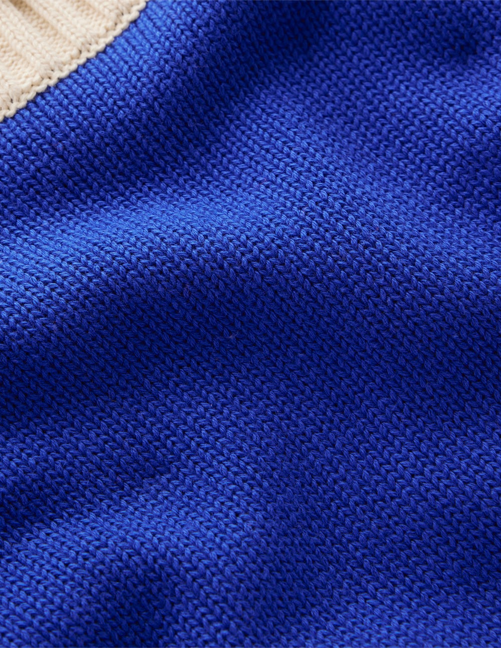 Jemma Chunky Cotton Sweater-Bright Blue - Image 8
