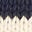 Jemma Chunky Cotton Sweater-Warm Ivory/ Navy