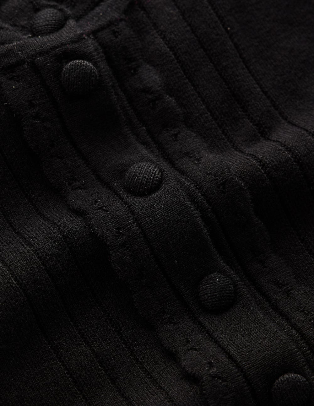 Angela Cotton Scallop Sweater-Black-7