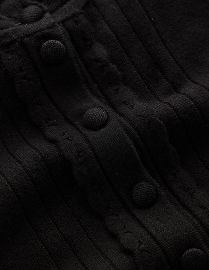 Angela Cotton Scallop Sweater-Black-7