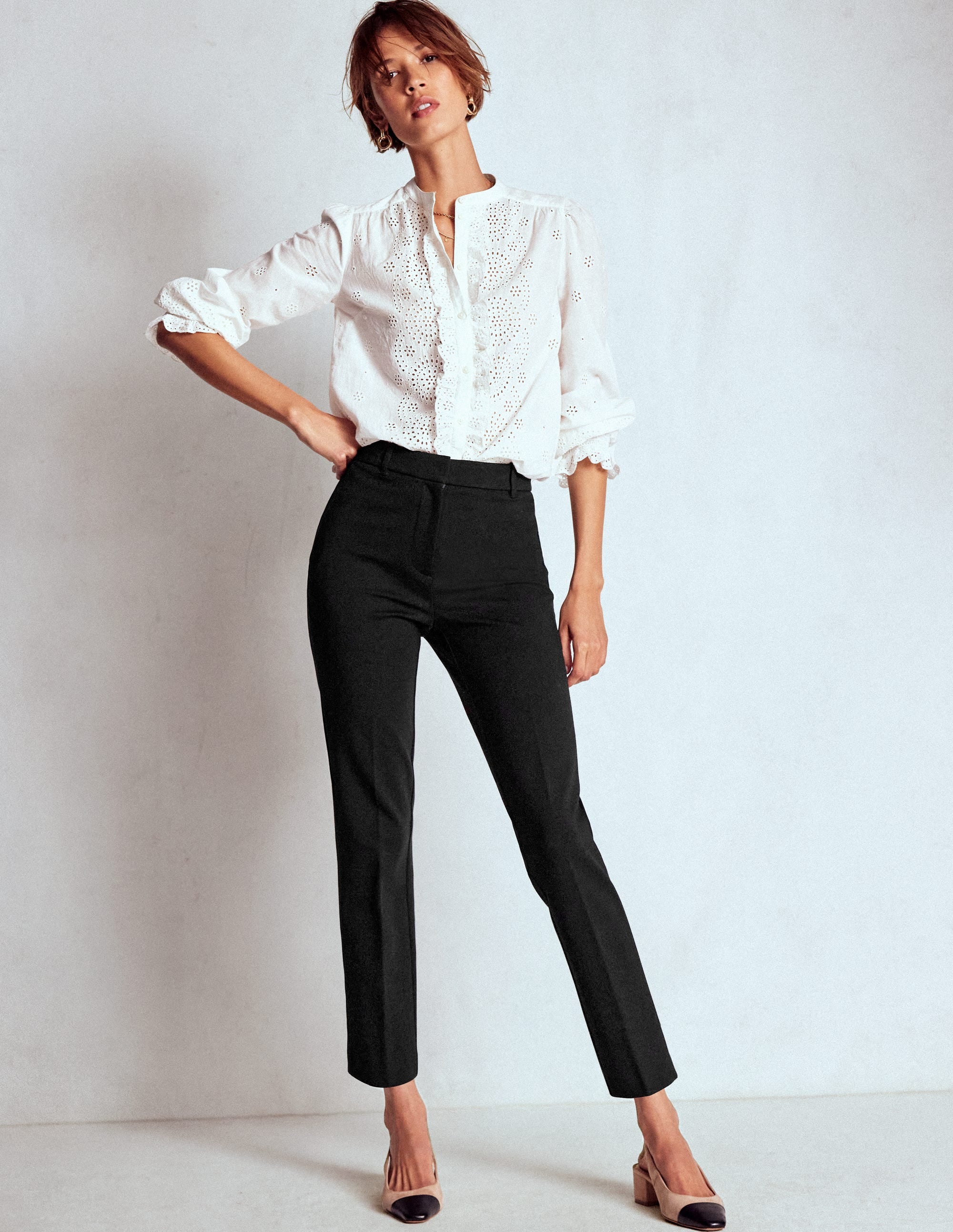 Highgate Ponte Pants-Black - Image 1