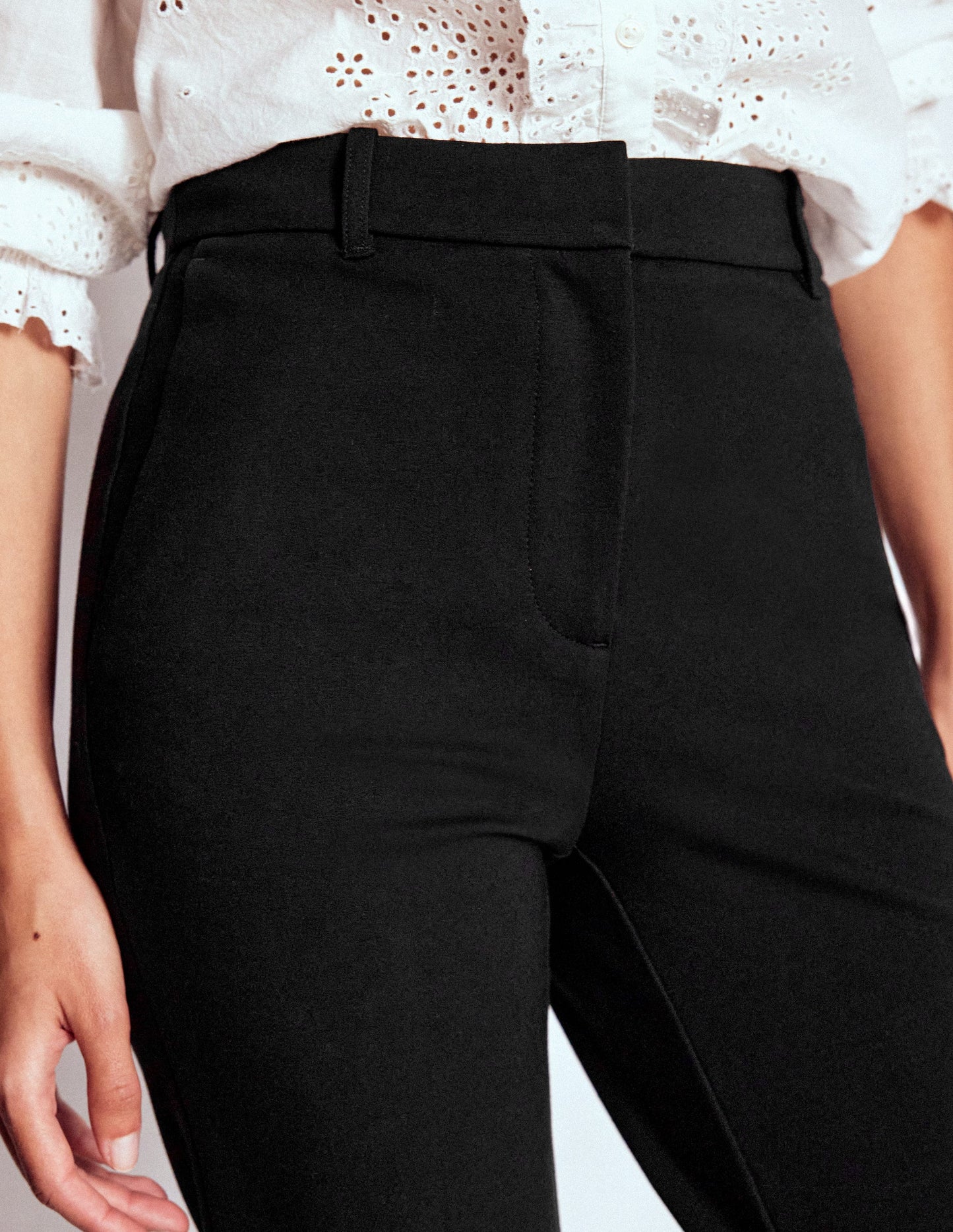 Highgate Ponte Pants-Black