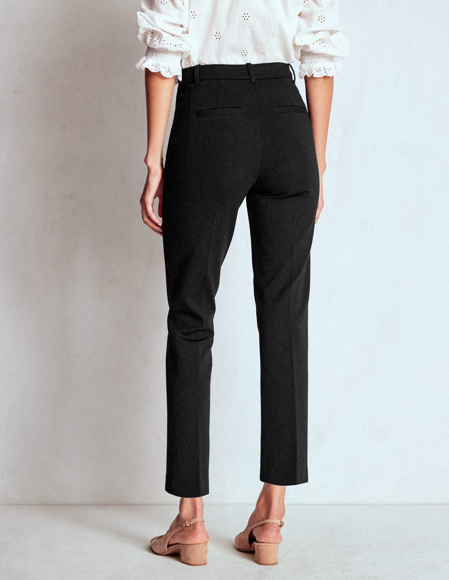 Highgate Ponte Pants-Black