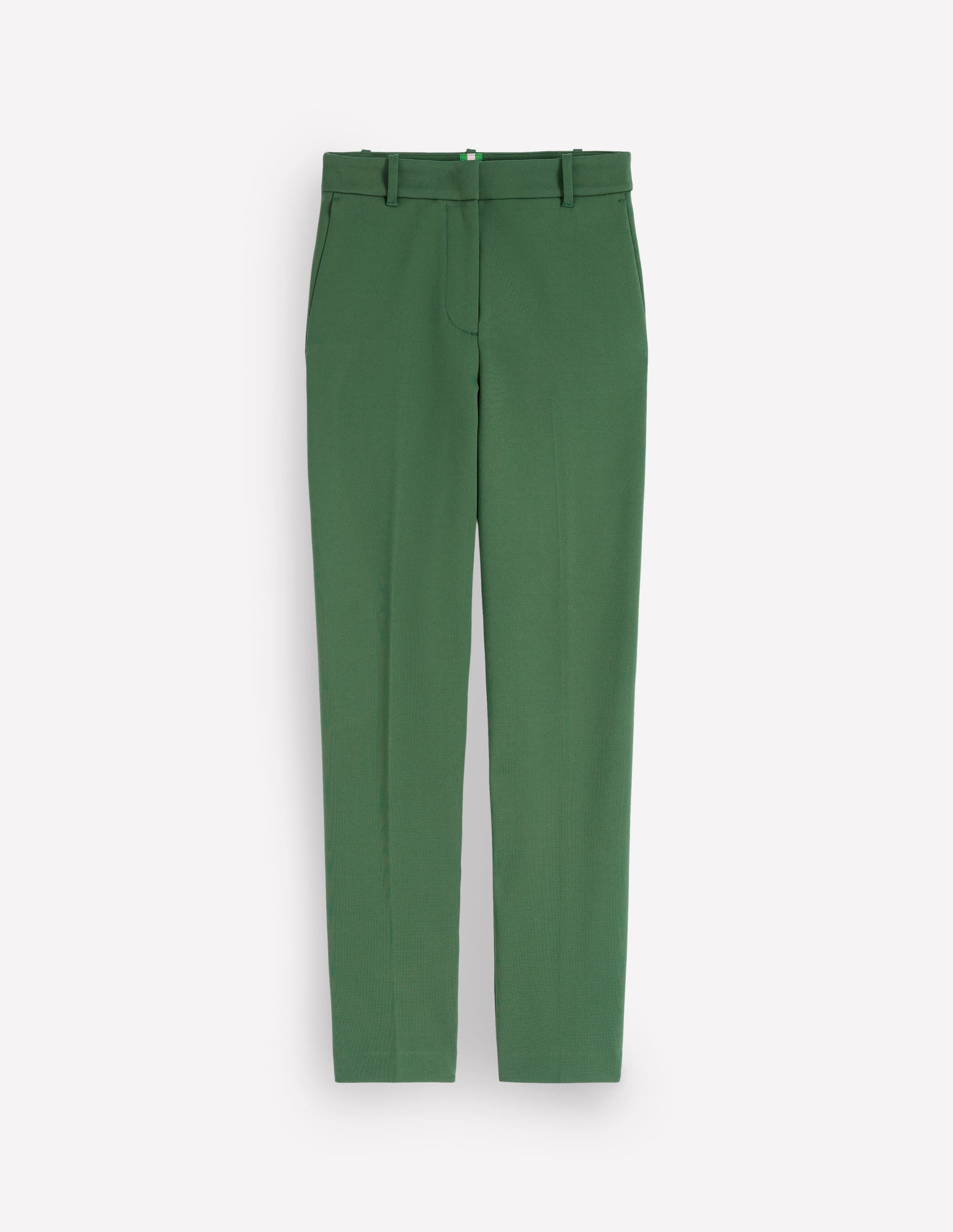 Highgate Ponte Pants-Hunter Green-5