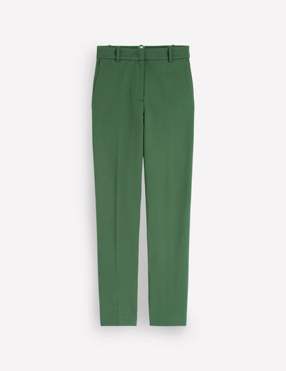 Highgate Ponte Pants-Hunter Green-5