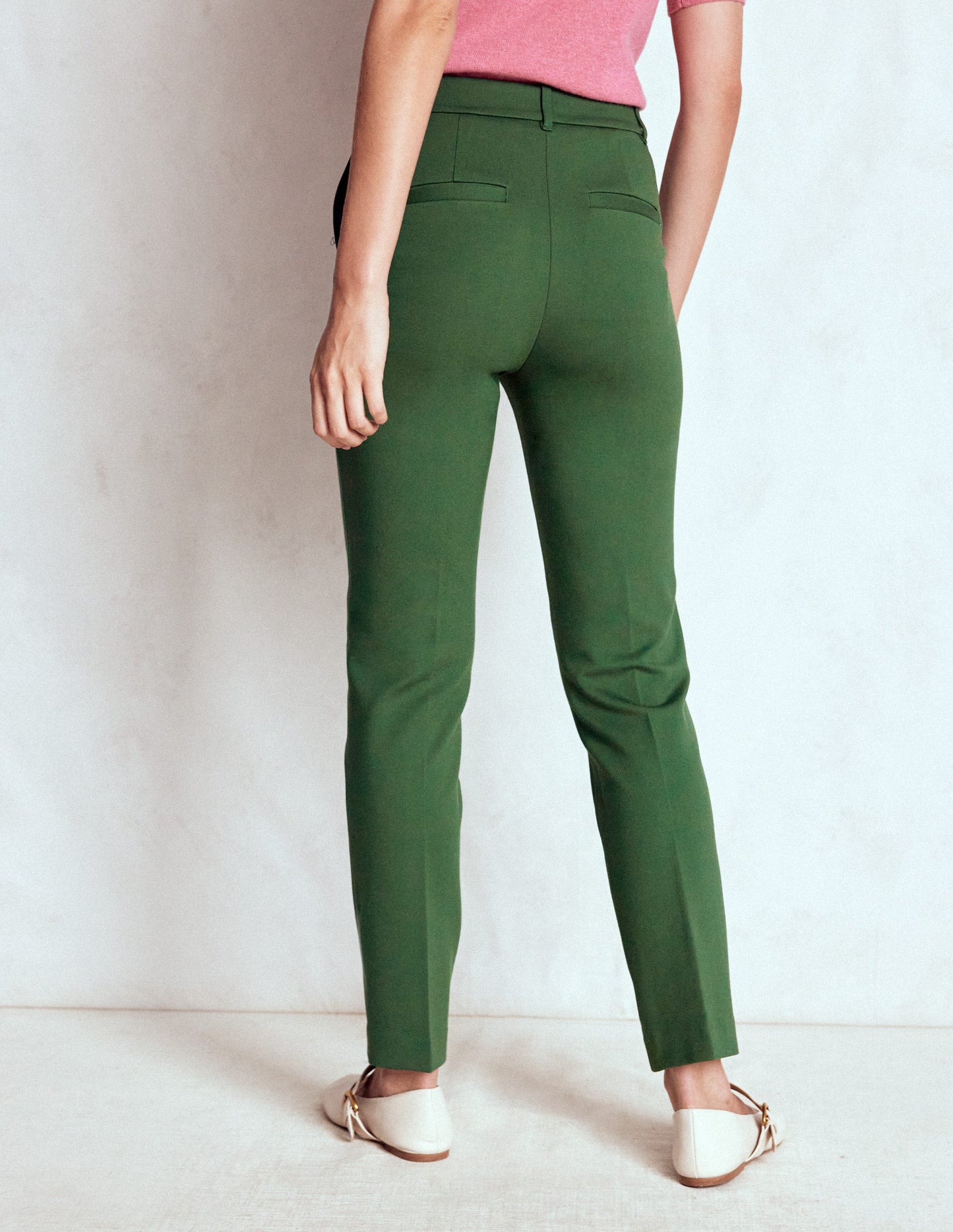 Highgate Ponte Pants-Hunter Green