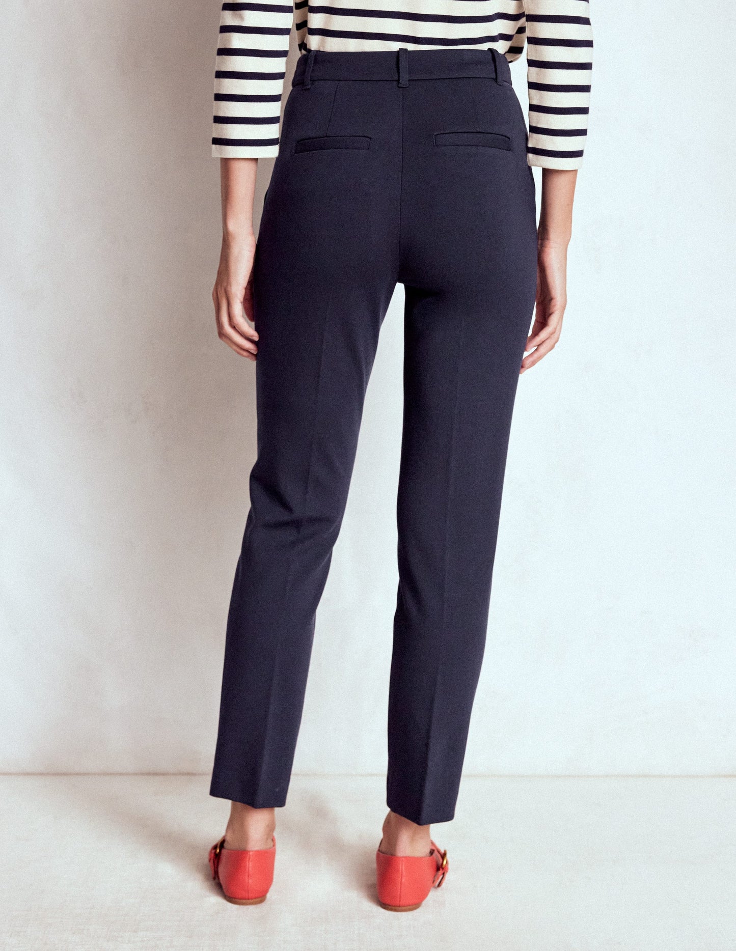 Highgate Ponte Pants-Navy