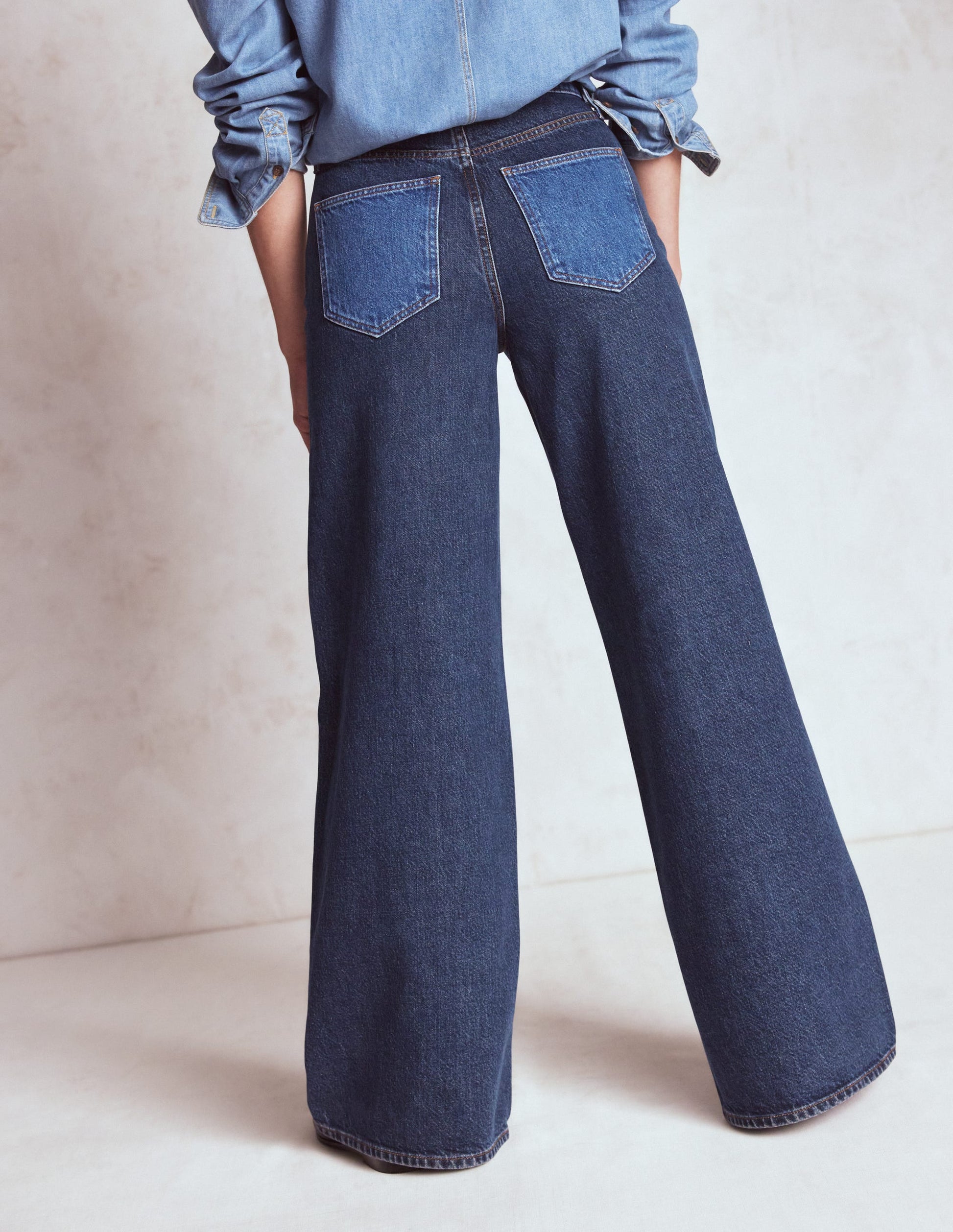 High Rise Wide Leg Jeans-Hotch Potch-3