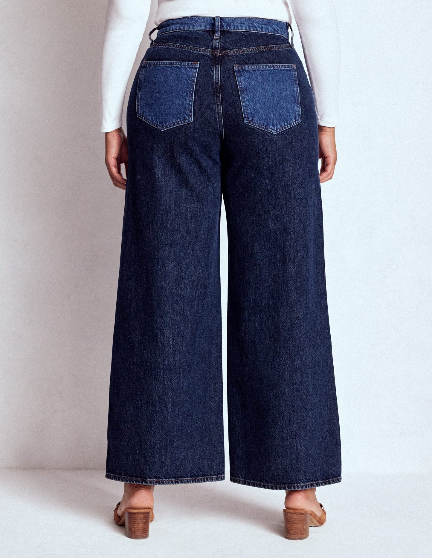 High Rise Wide Leg Jeans-Hotch Potch