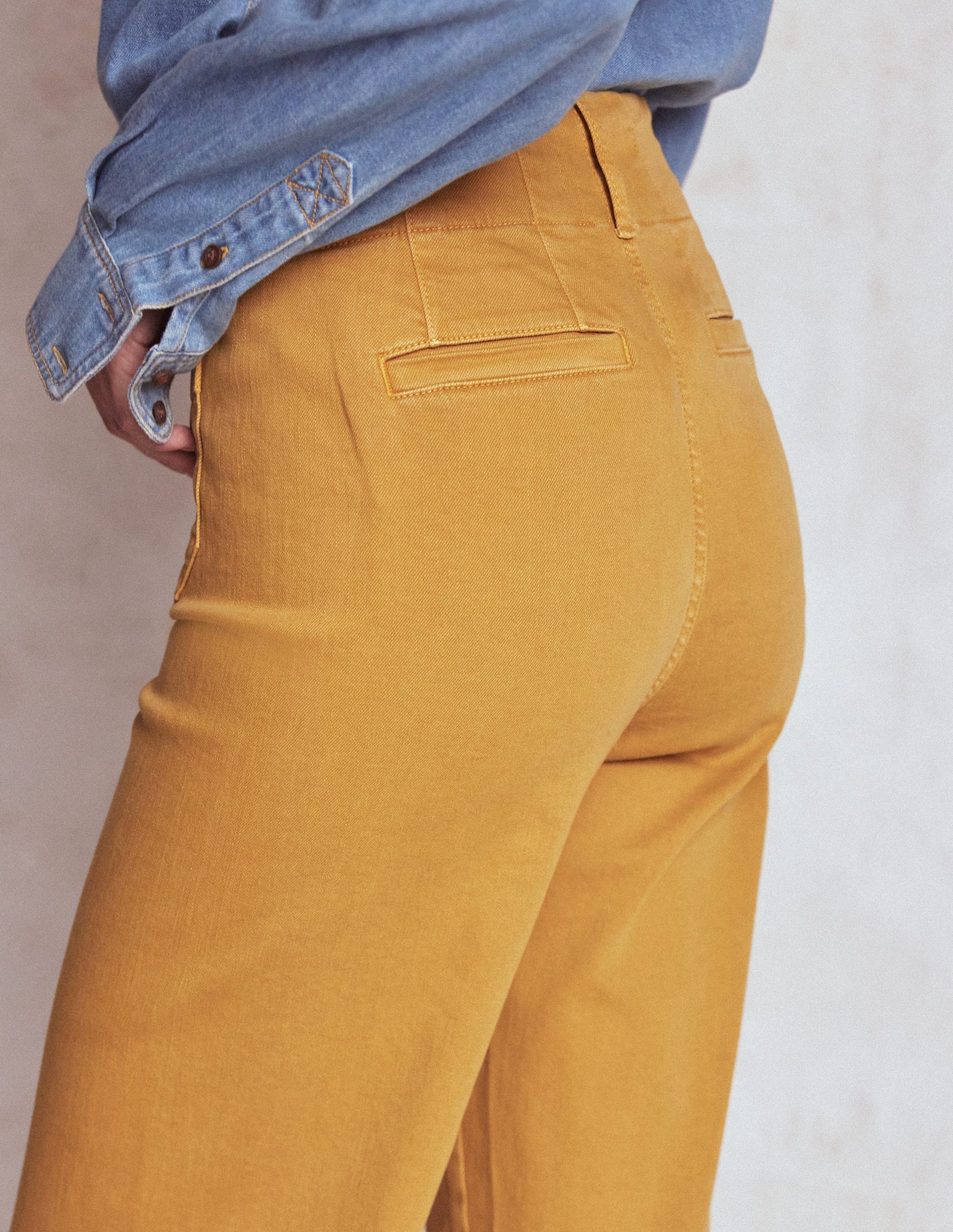 Primrose Patch Pocket Pants-Golden Rye-2