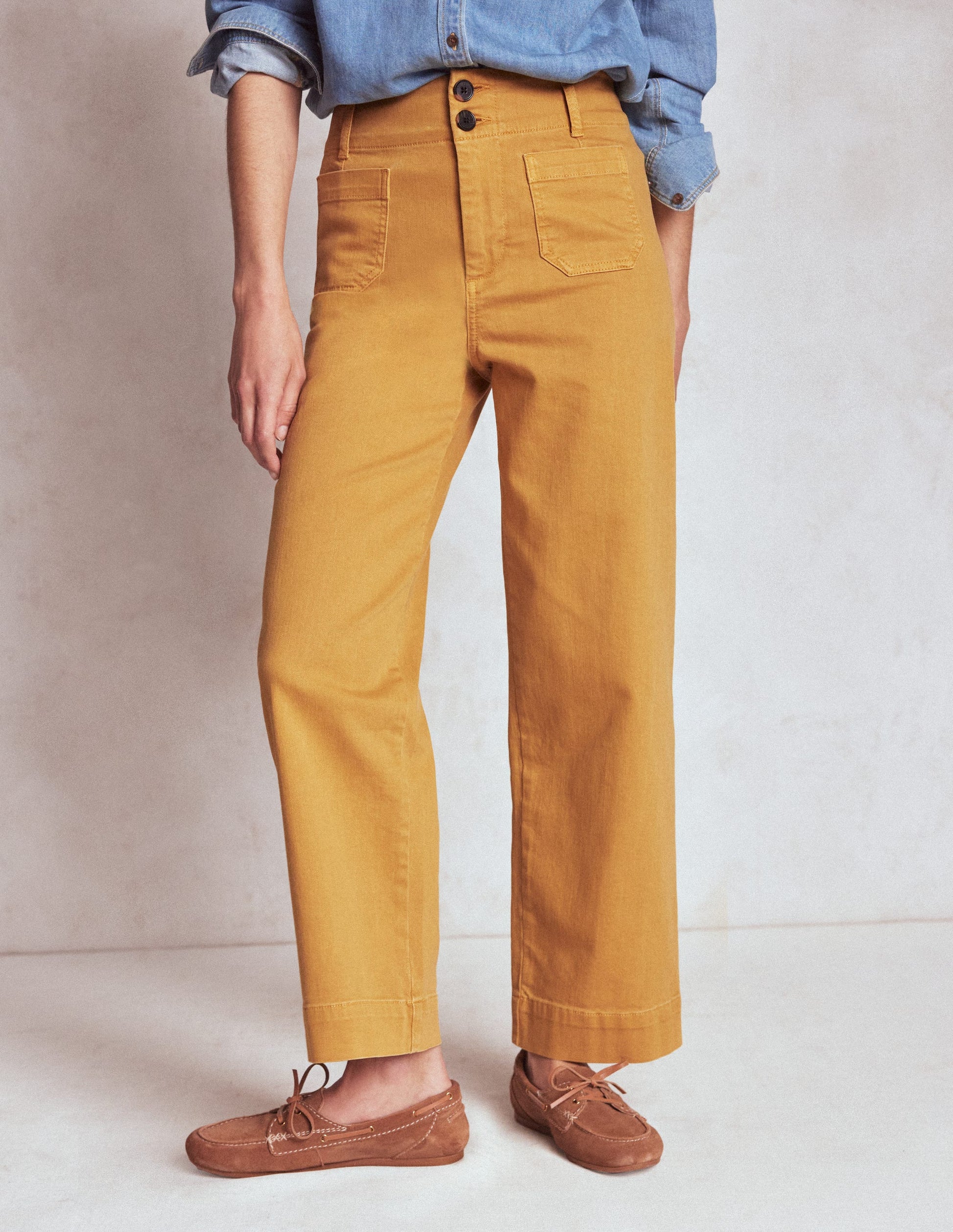Primrose Patch Pocket Pants-Golden Rye-4