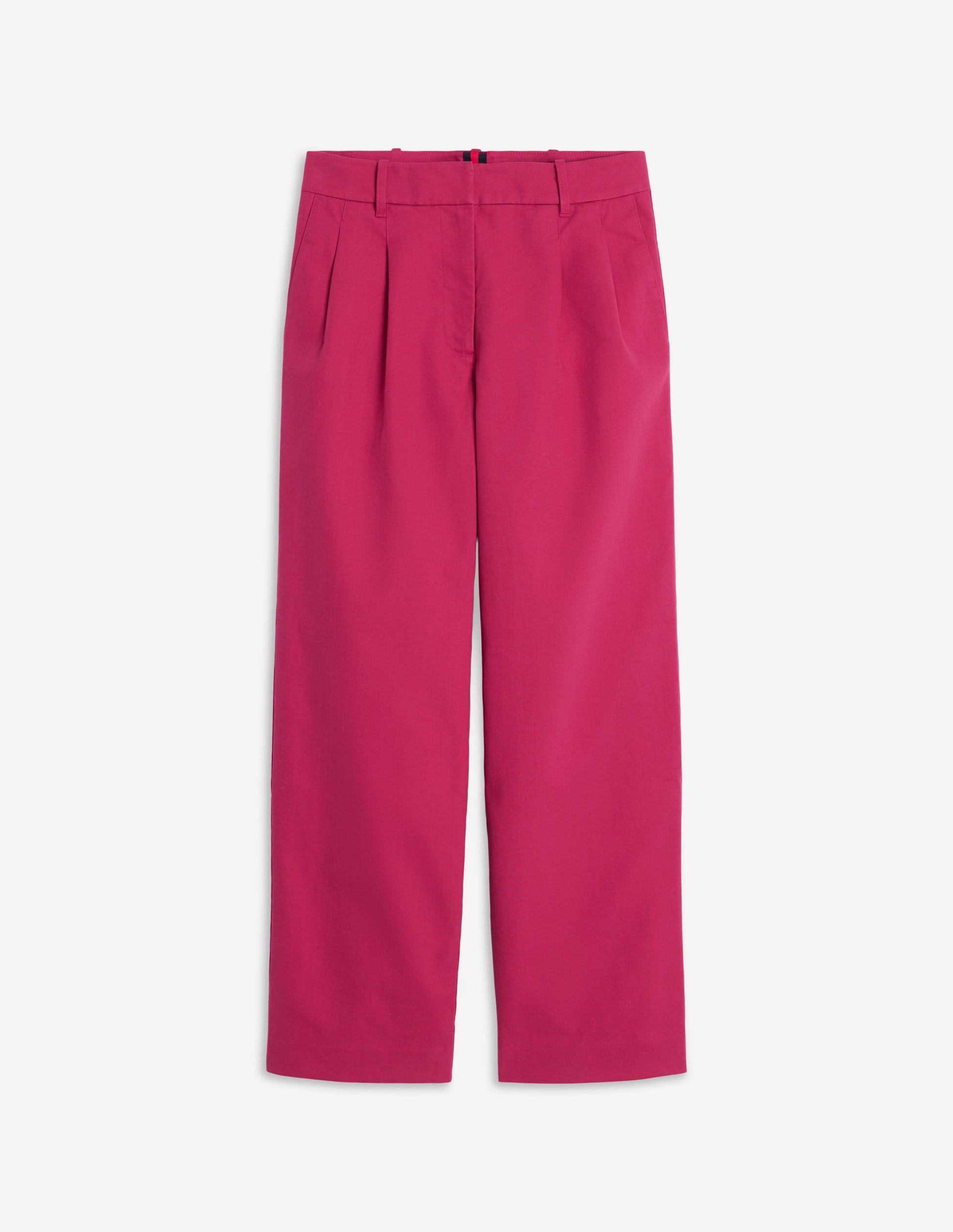 Bloomsbury Cotton Pants-Bright Cherry-6