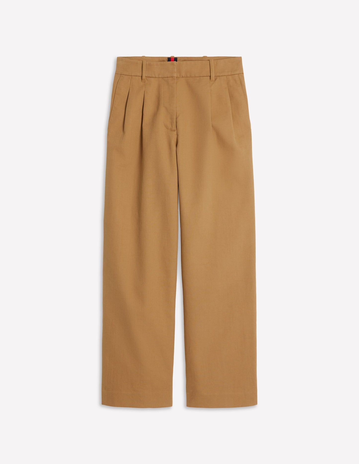 Bloomsbury Cotton Pants-Camel