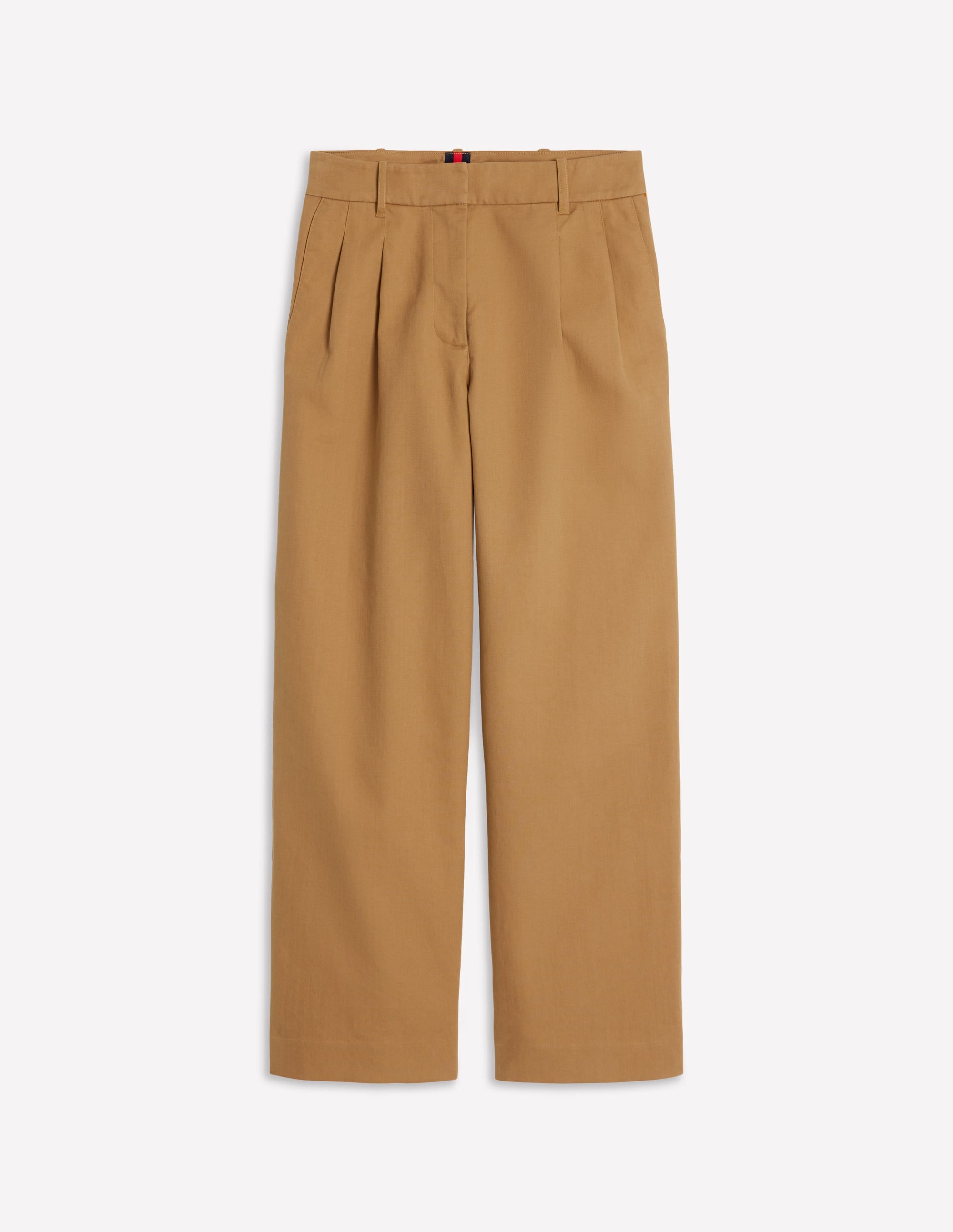 Bloomsbury Cotton Pants-Camel - Image 5