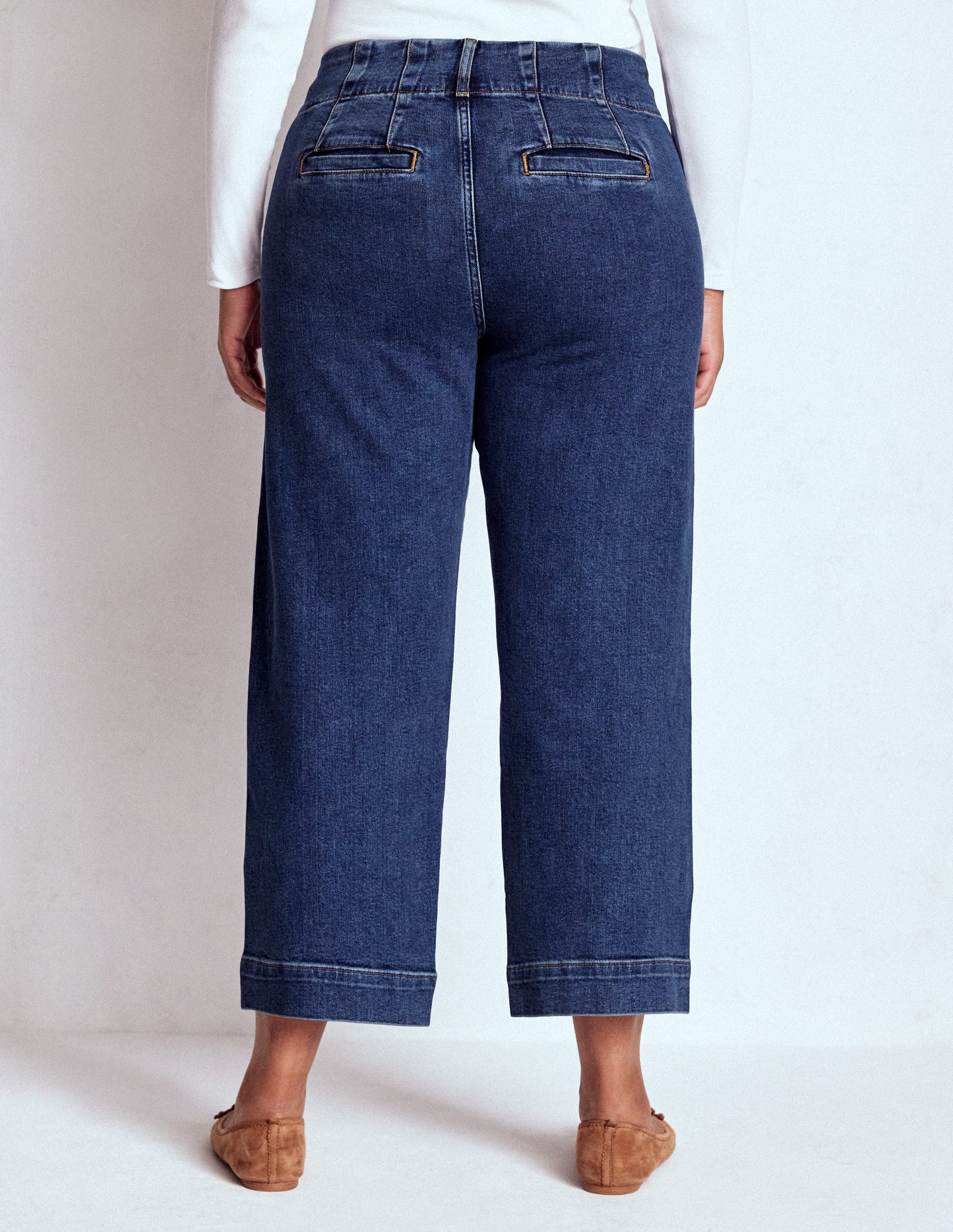 Patch Pocket Cropped Pants-Mid Vintage