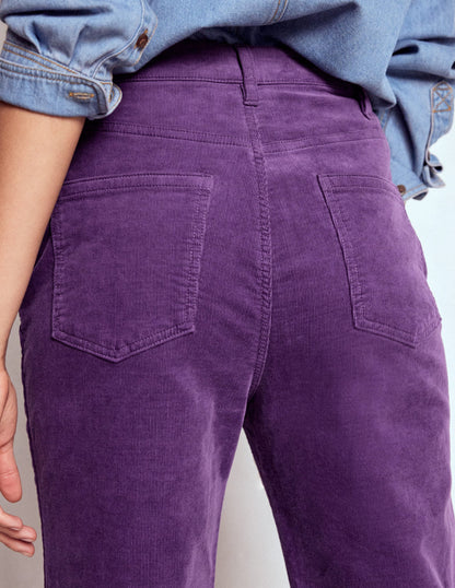 5-Pocket Cord Kick Jeans-Mystic Purple-2