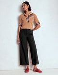 Belgravia Ponte Crop Pants-BLACK