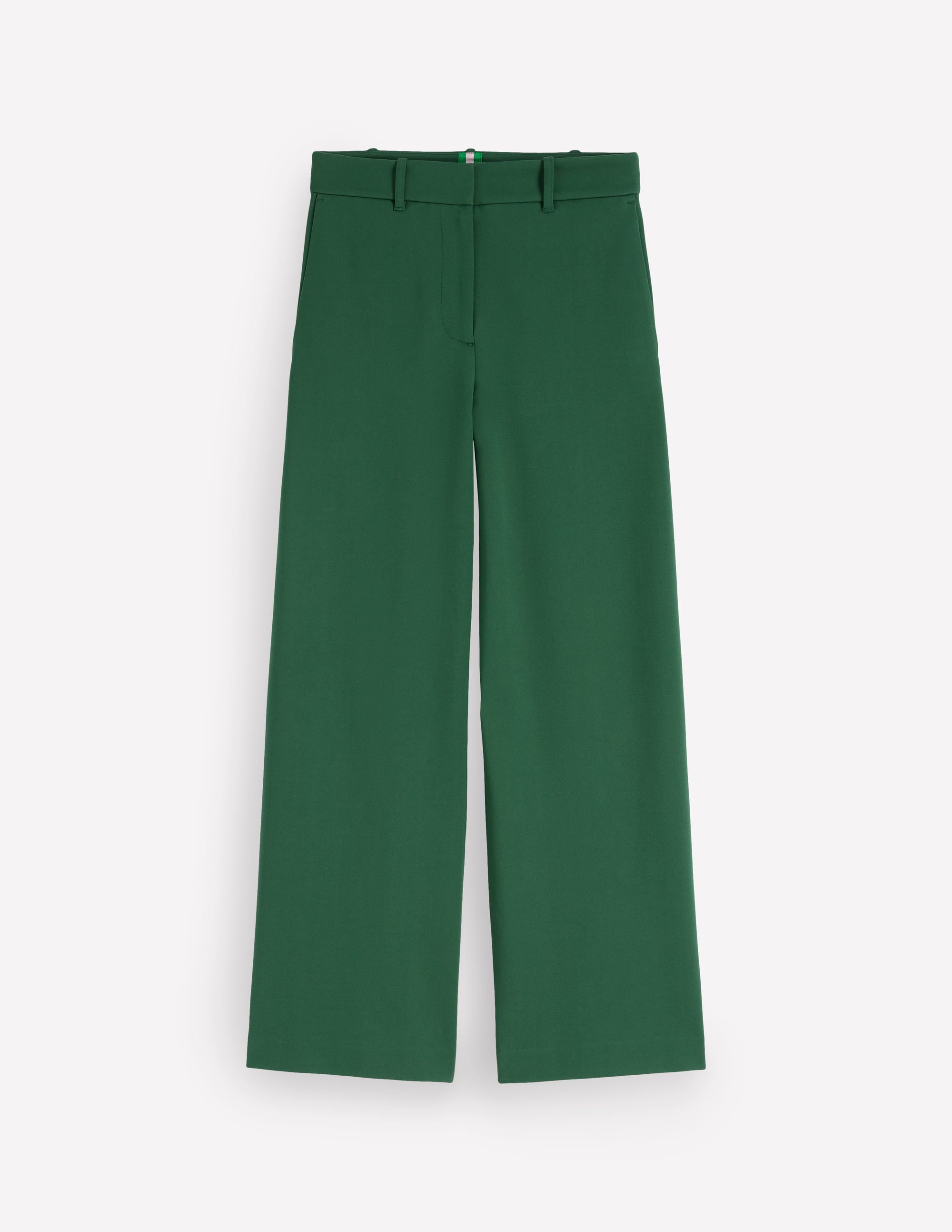 Belgravia Ponte Crop Pants-Hunter Green - Image 5