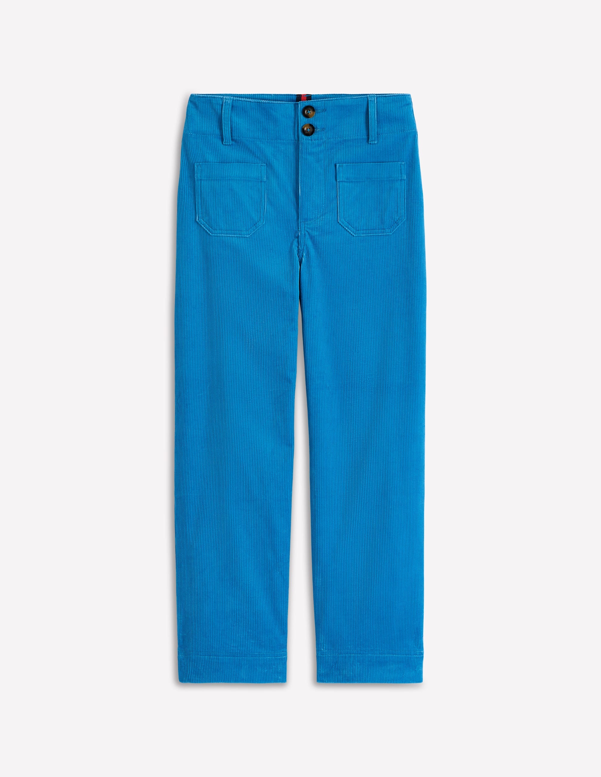 Primrose Cord Pants-Bright Blue - Image 7