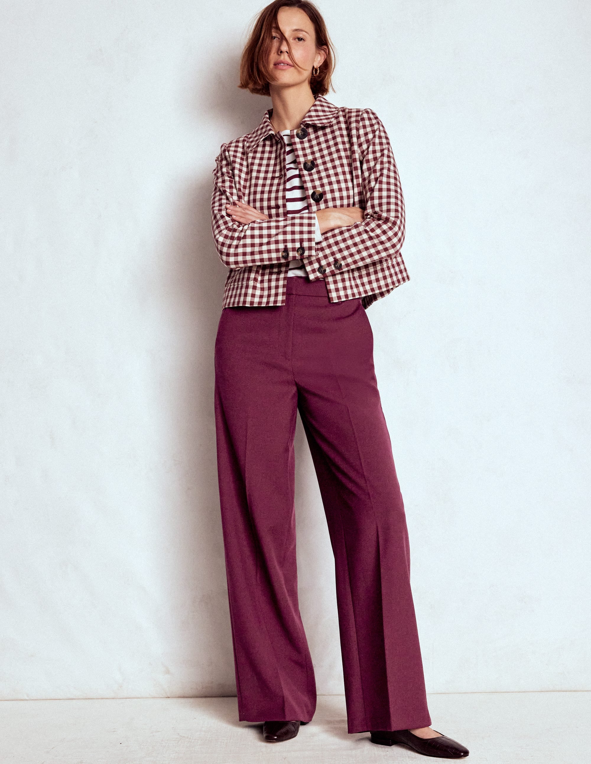 Belgravia Tailored Pants-Deep Wisteria - Image 1