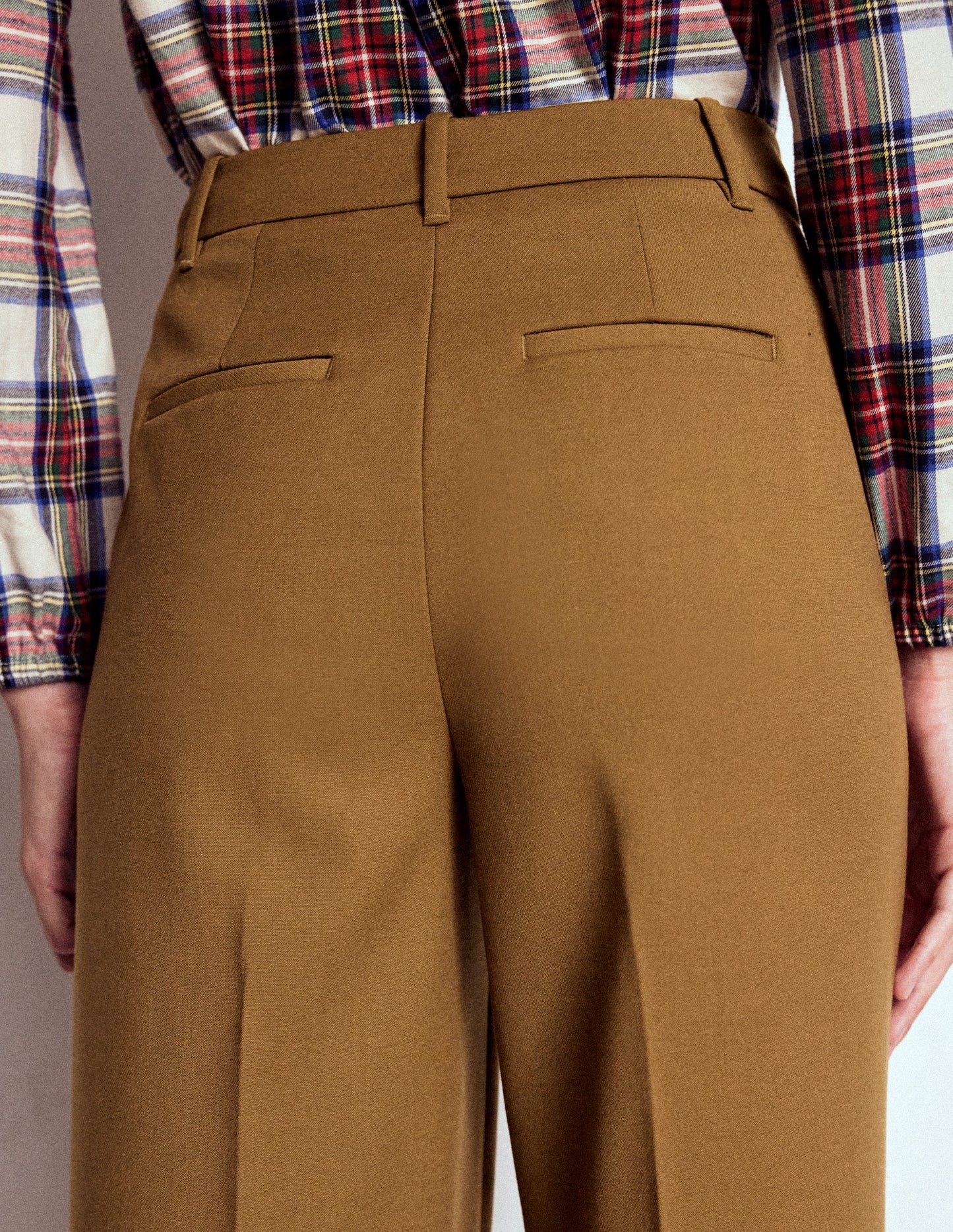 Belgravia Tailored Pants-Tobacco
